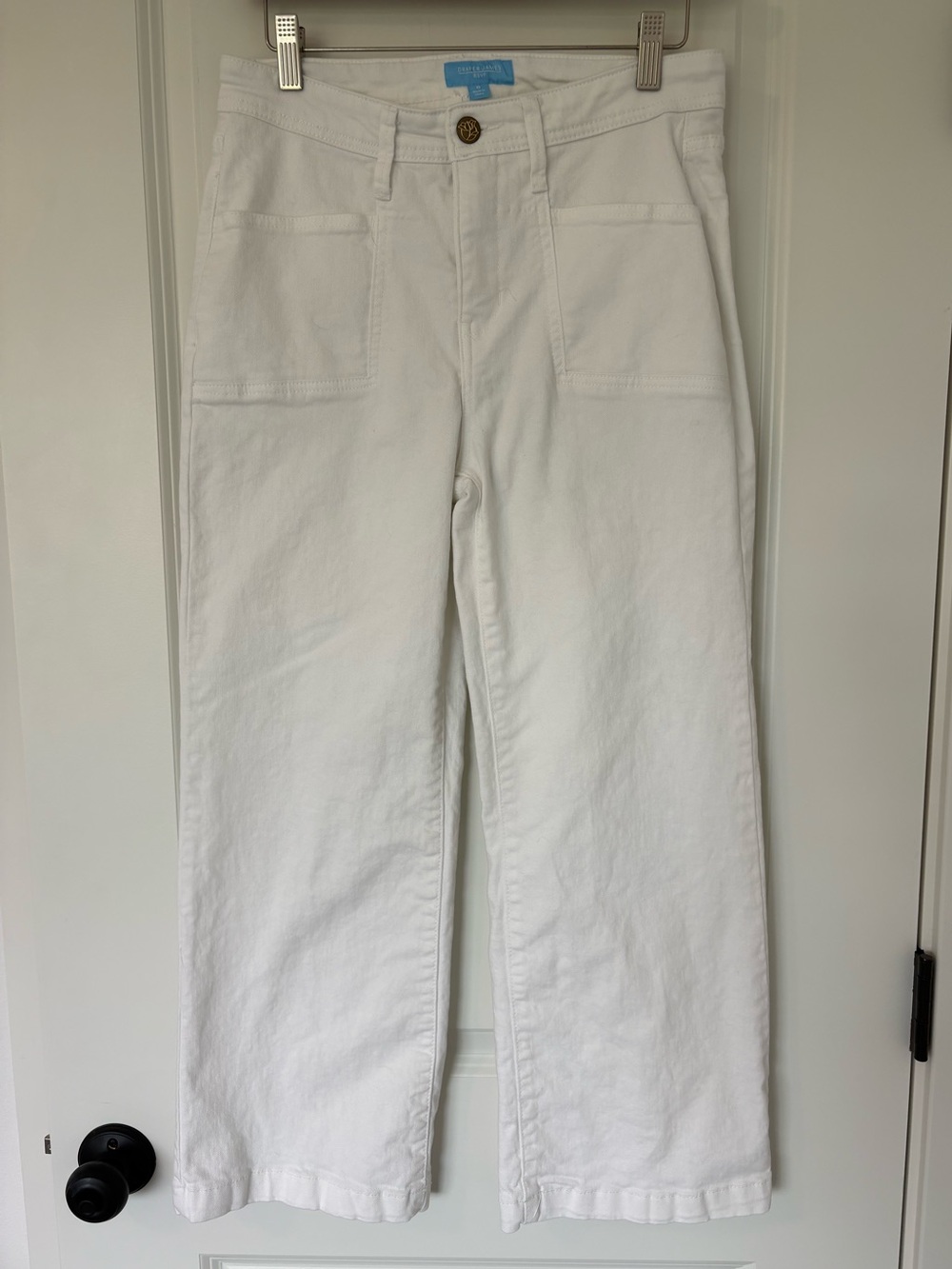 Draper James White jeans size 8